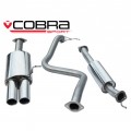 FD50 Cobra Sport Ford Fiesta MK7 ST180 2013> Cat Back System - 2.5" bore Resonated - Twin Tailpipe